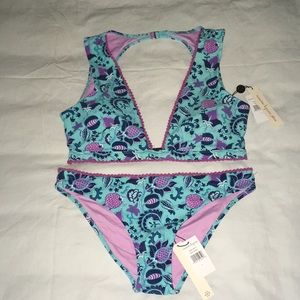 NANETTE LEPORE | ALANA PORCELAIN FLORAL BIKINI